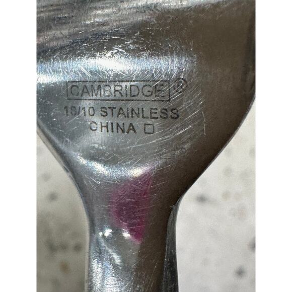 34 Pc Cambridge Stainless Steel set Modern darkened dinner dessert spoons 18/10 - Picture 9 of 14